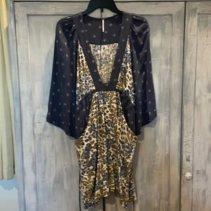 Free people midi Kimono dress